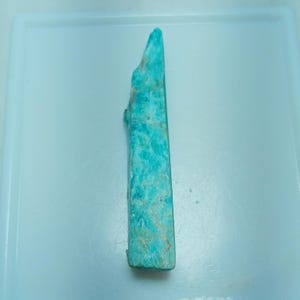 Barra de turquesa en bruto, barra de turquesa cruda, barra de turquesa azul en bruto, tamaño 47 mm.