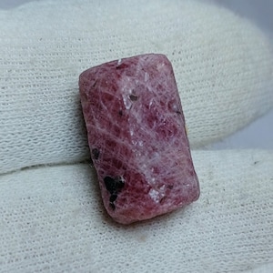 20mm Red Ruby Rough Stick, Ruby Rough For Pendant, Certified Red Ruby Loose Gemstone, Raw Rough Stick Ruby.