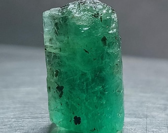 Colombian Emerald Rough Specimen: Natural Gemstone Stick, Size 14mm.