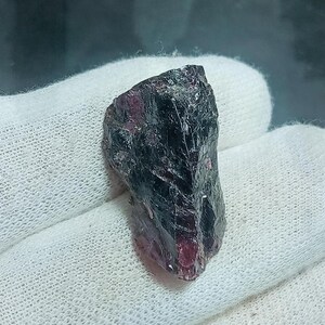 Red Garnet Rough, Pendant Size Garnet Rough, Rough Stick For Making Jewelry, Gift For Her, Garnet Rough, Size 11x29mm