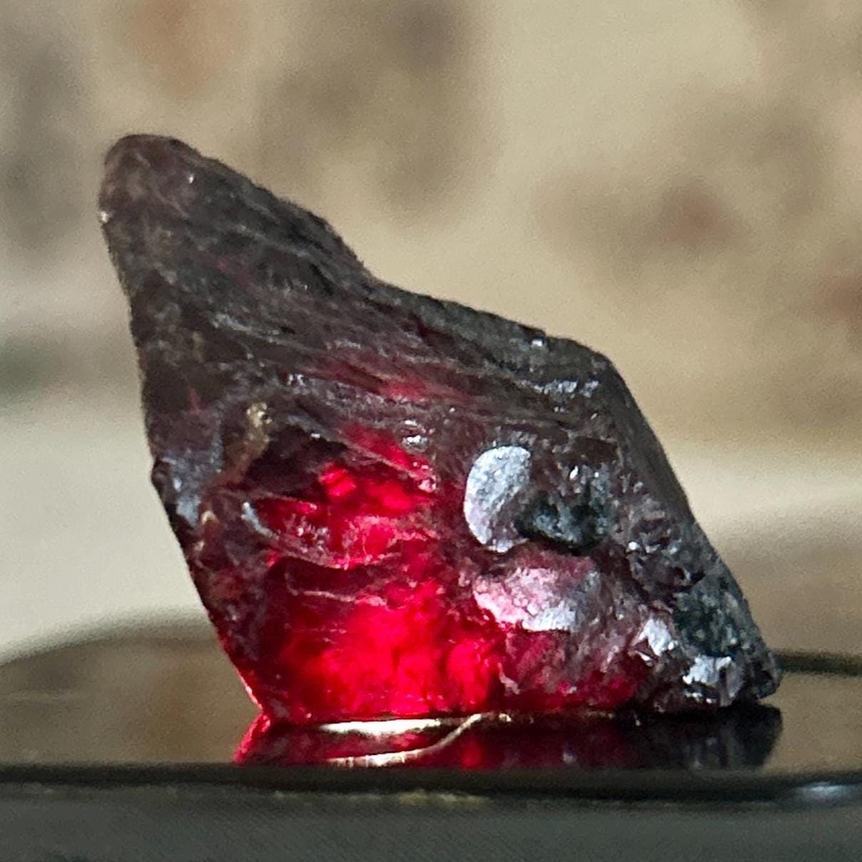 Grenat rouge 100 % naturel Pierres précieuses de guérison