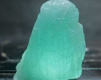 Raw Aquamarine Crystal, Pendant Size Rough