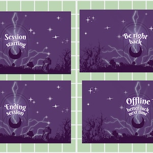 Witchy Twitch Overlay Bundle