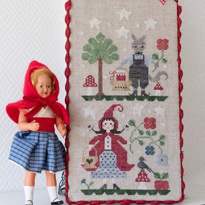 Little Red Riding Hood Tralala Cross Stitch Diagram PDF
