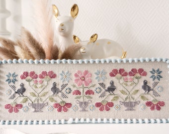 Tralala Spring Farandole Cross Stitch Chart PDF