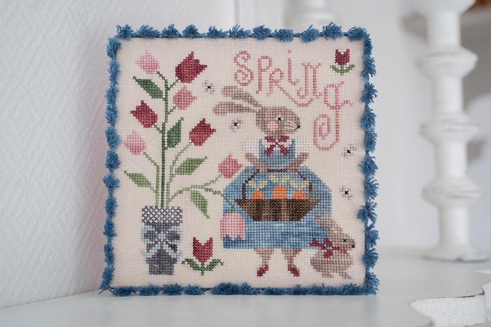 Tralala Rabbit Square Cross Stitch Chart PDF