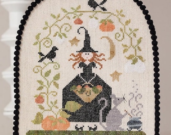 Pretty Witch Tralala Cross Stitch Chart PDF