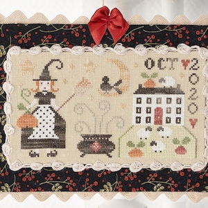 Witch Tralala Cross Stitch Diagram PDF