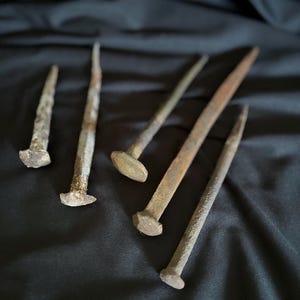 Ritualnagel, Antiker Nagel, Echter magischer Nagel, Handgeschmiedeter Hexennagel, Sargnägel, Friedhofsnagel