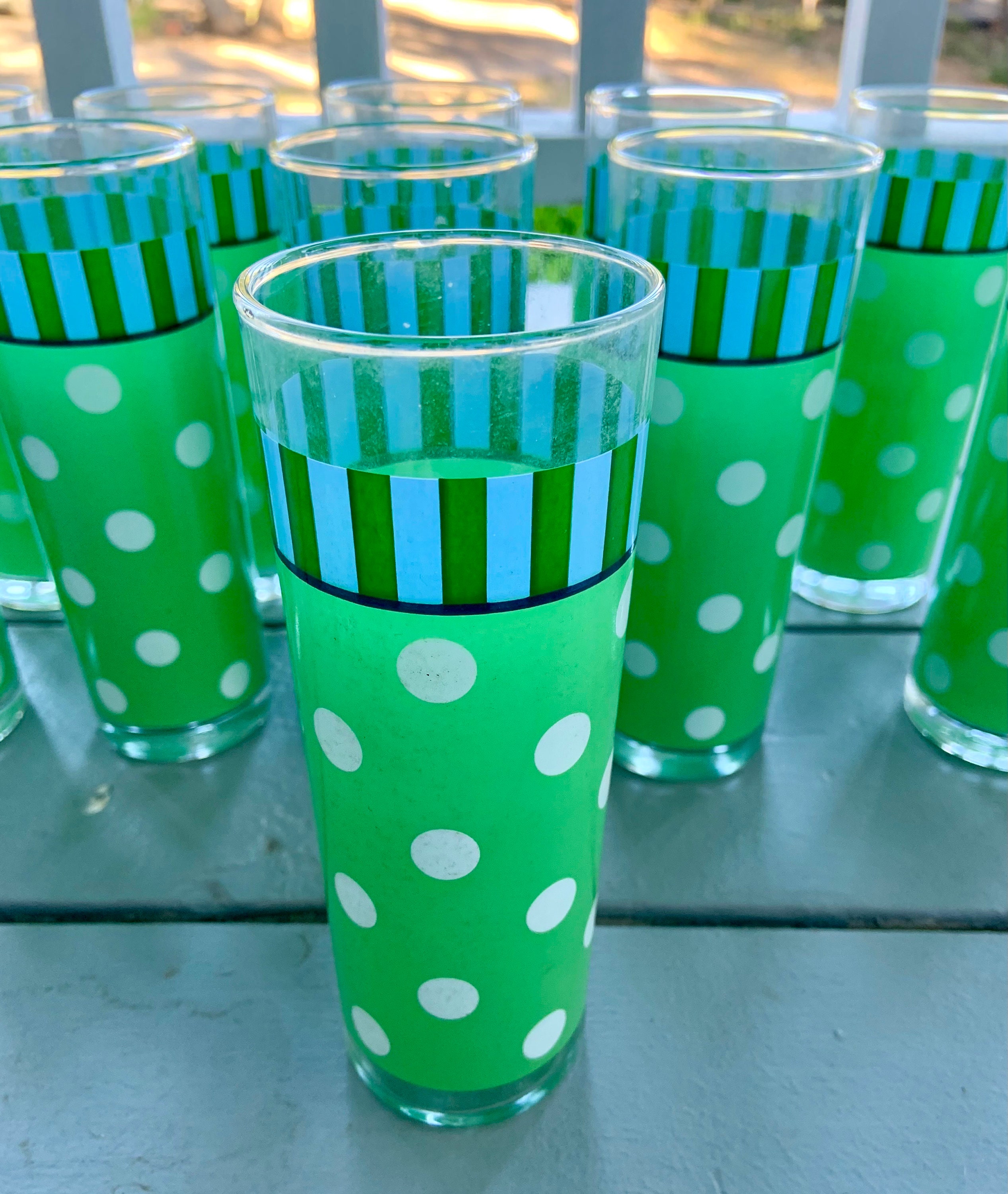 Vintage Gail Pittman Southern Living Glasses Set of 11 Etsy