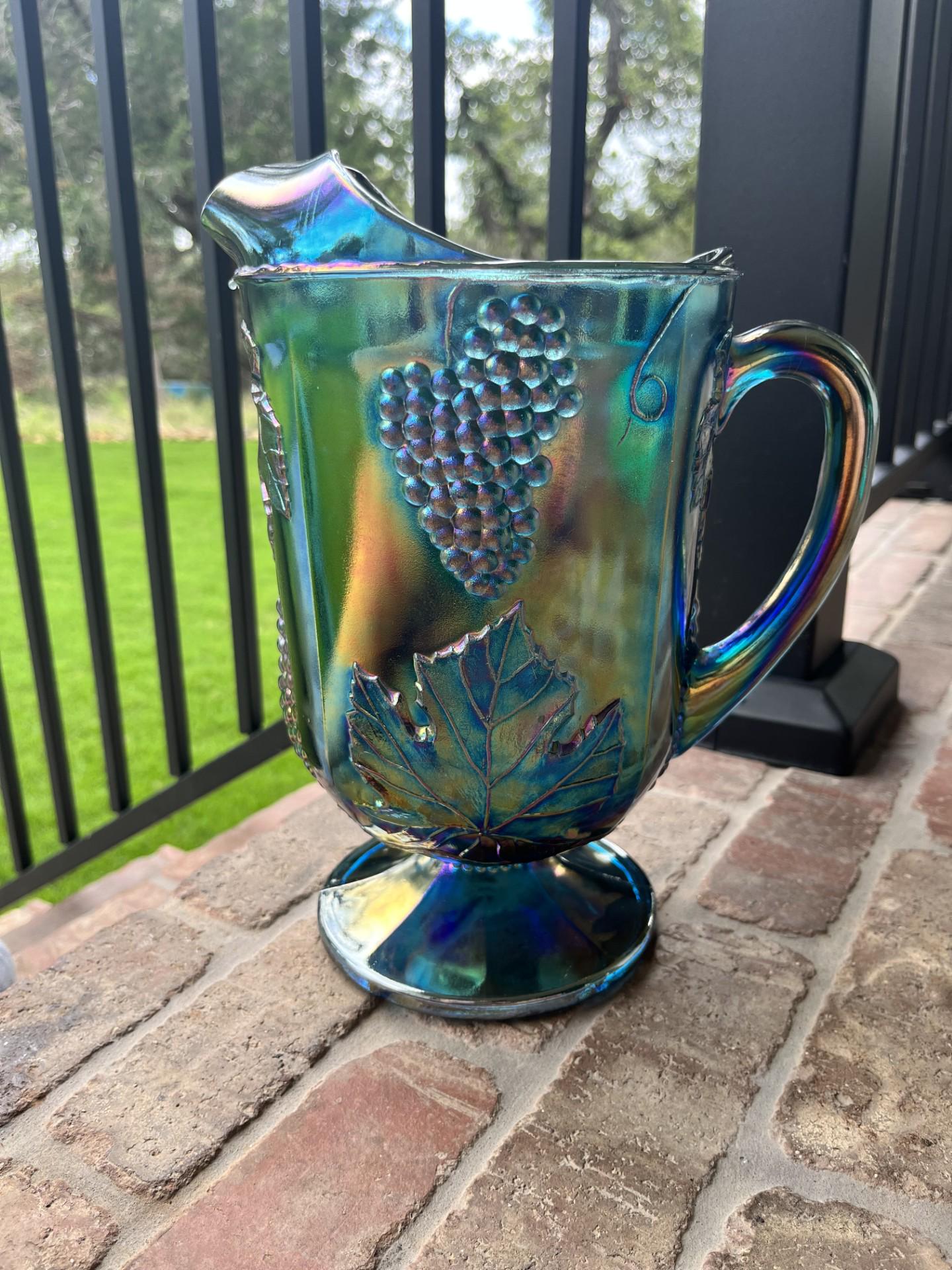 Blue Indiana Glass - Etsy