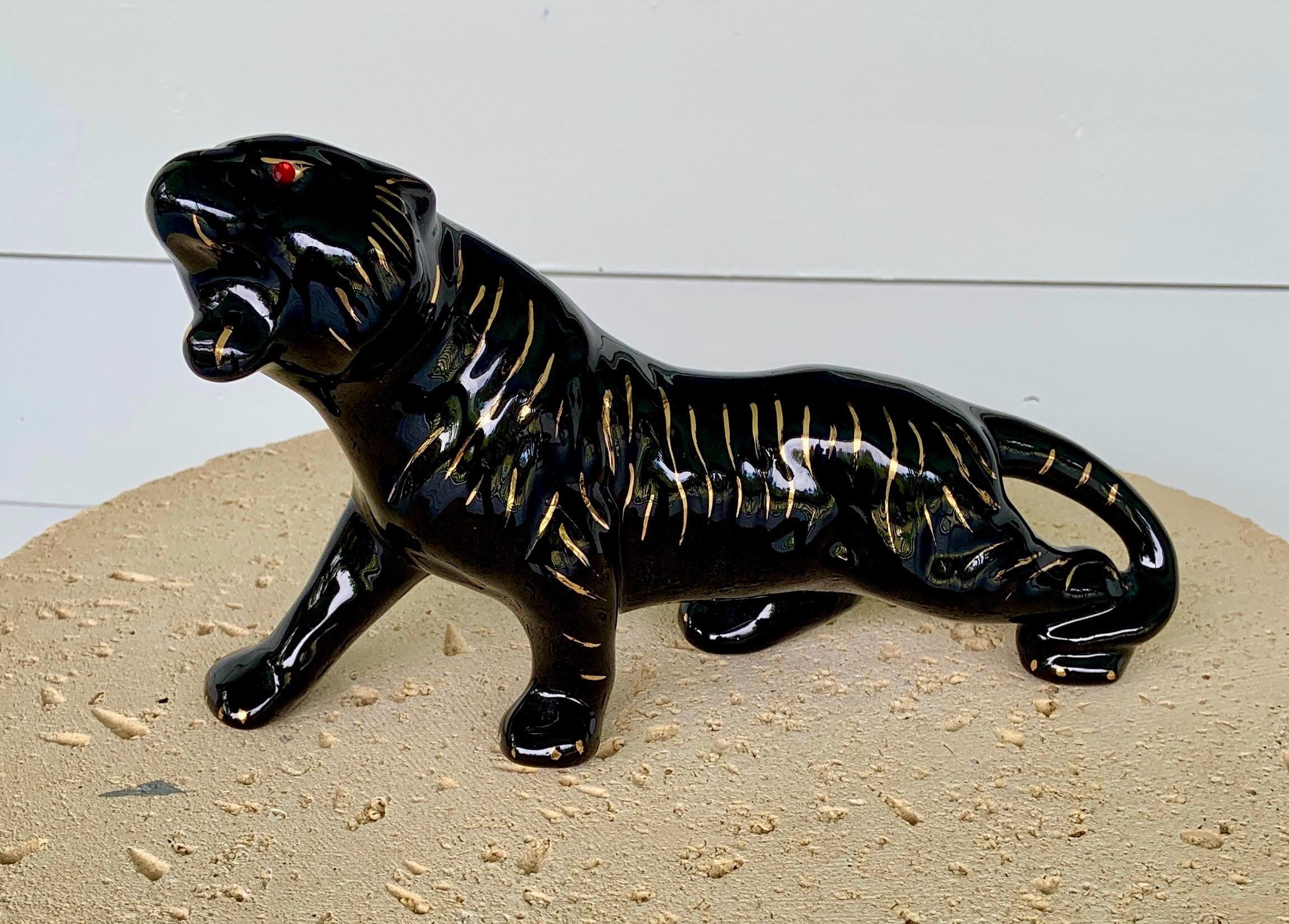 Vintage黒豹(BLACK PANTHER）ブロンズ オブジェ Vintage黒豹(BLACK