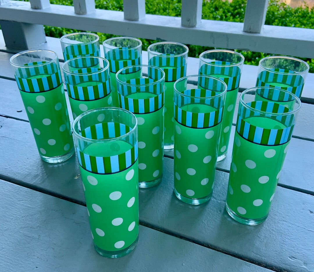 Vintage Gail Pittman Southern Living Glasses Set of 11 Etsy