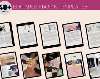 Editable Ebook Template | Business | Marketing Tool Handbook |  Canva Business EBook Template