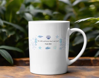 White glossy mug