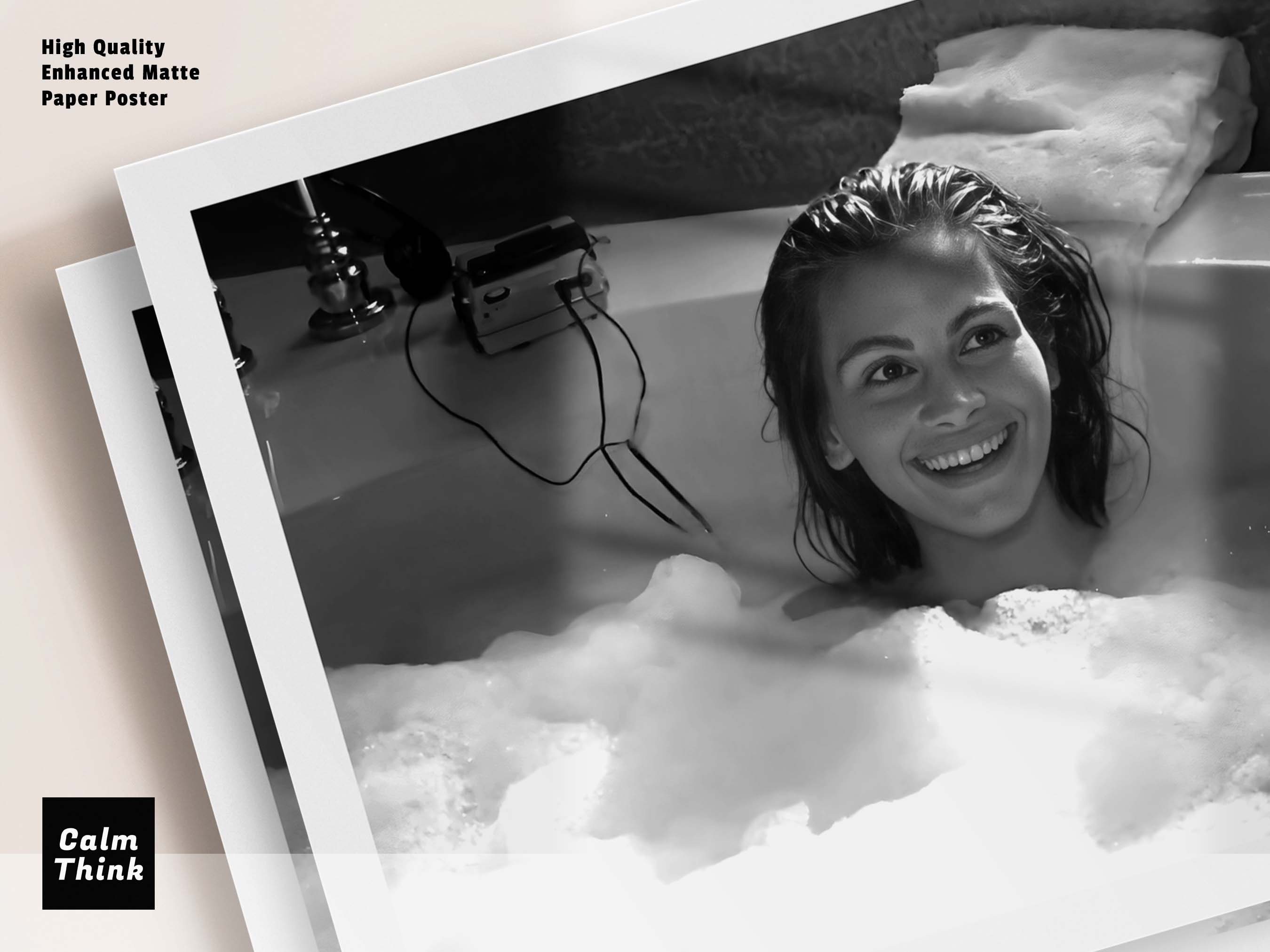 Pretty woman movie poster digital download bathtub deal scene bathroom