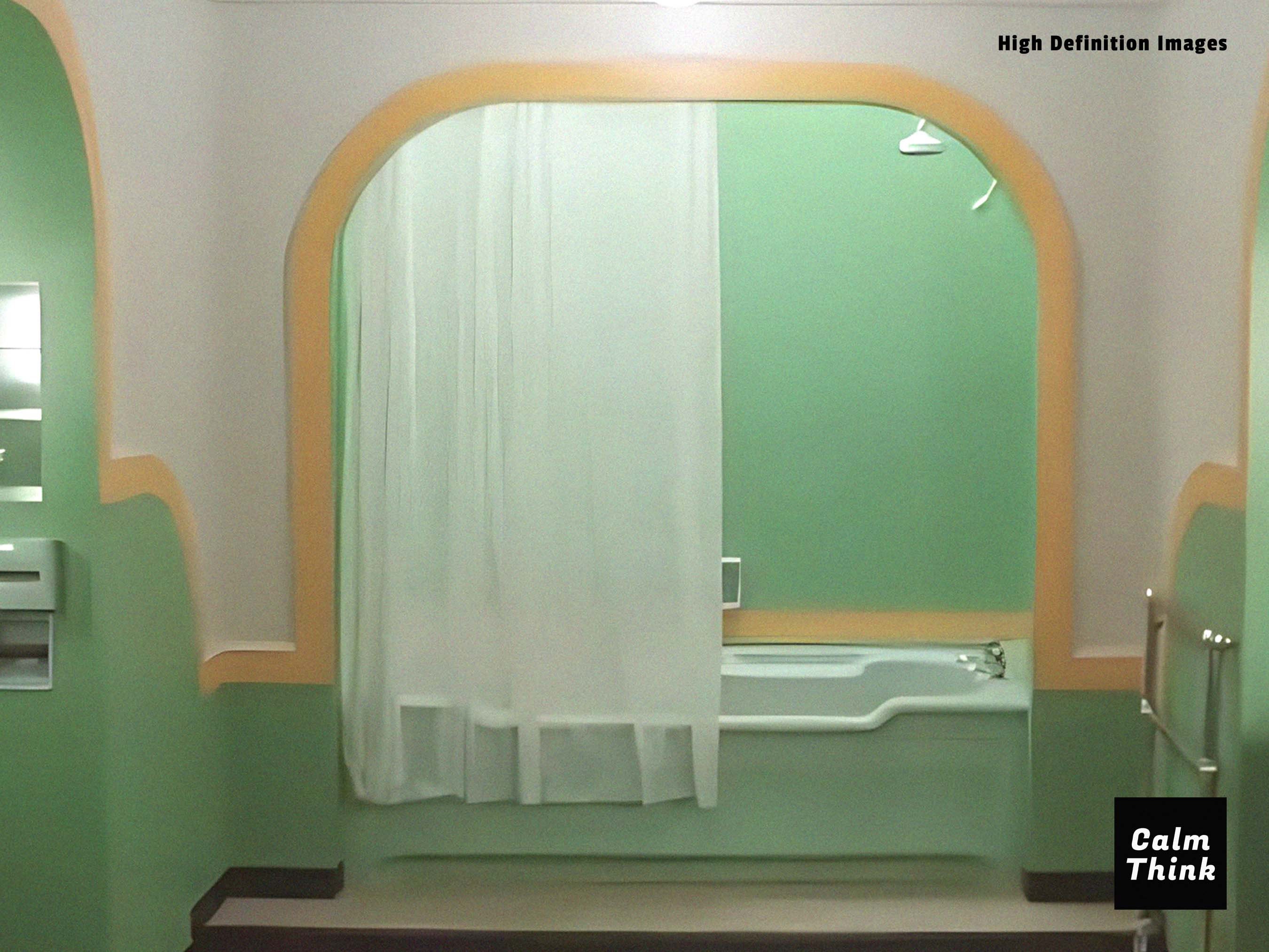 The Shining Movie Poster Digital Download Green Bathroom Scene Horror