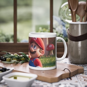 Adventure Awaits: Mario-Inspired 11oz Mug for Gamers
