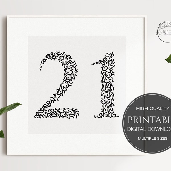 Decorative Number - Etsy