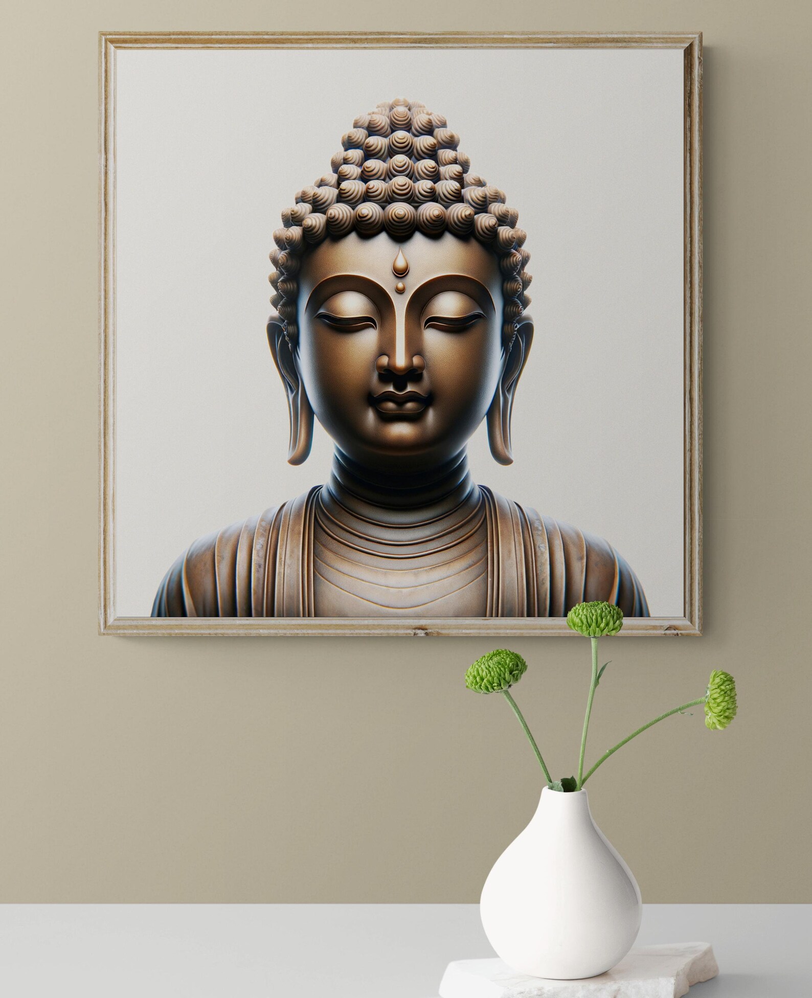 Buddha Wall Art Digital Print, Downloadable Zen Poster, Yoga Decor ...