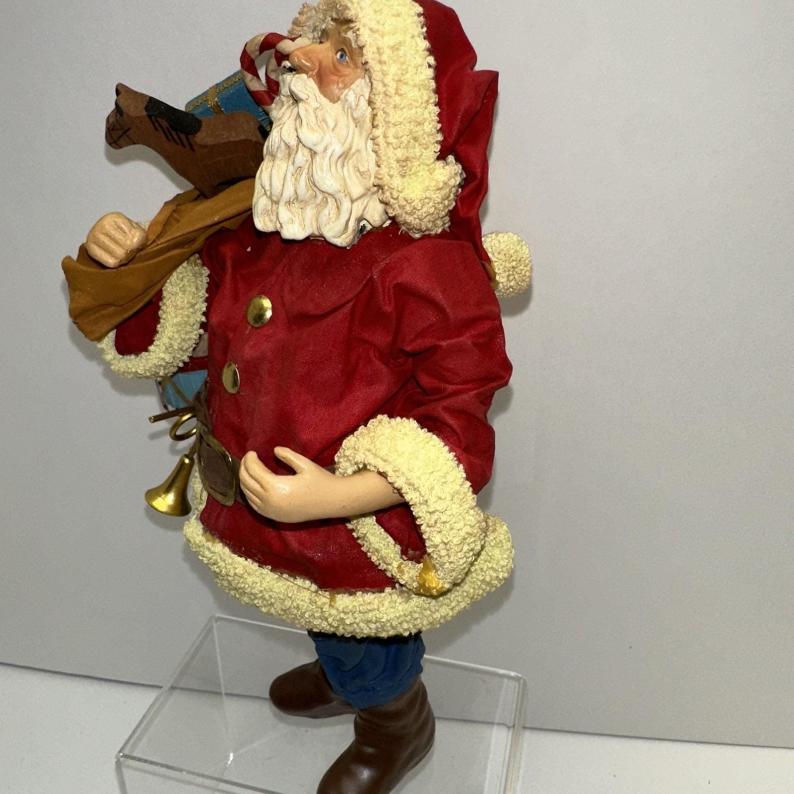 Possible Dreams Clothtique Santa With Toys 1986 Fabric Mache - Etsy