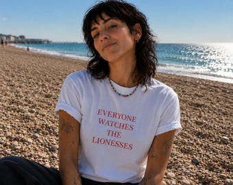 Everyone Watches the Lionesses T-Shirt – England Women's Football Supporter Tee