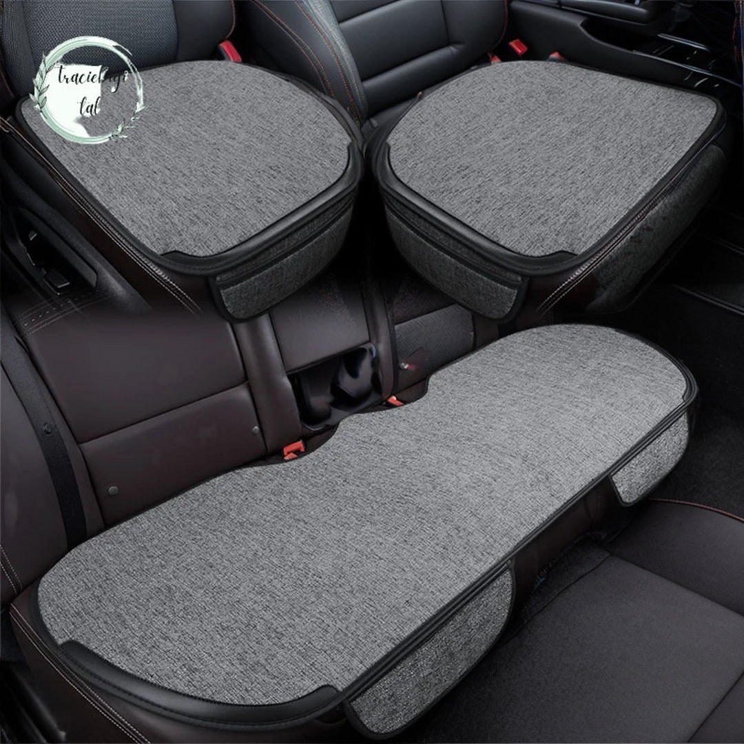 5 Colors Non Slide Flax Car Seat Cover, Car Seat Protect, Antislip Car