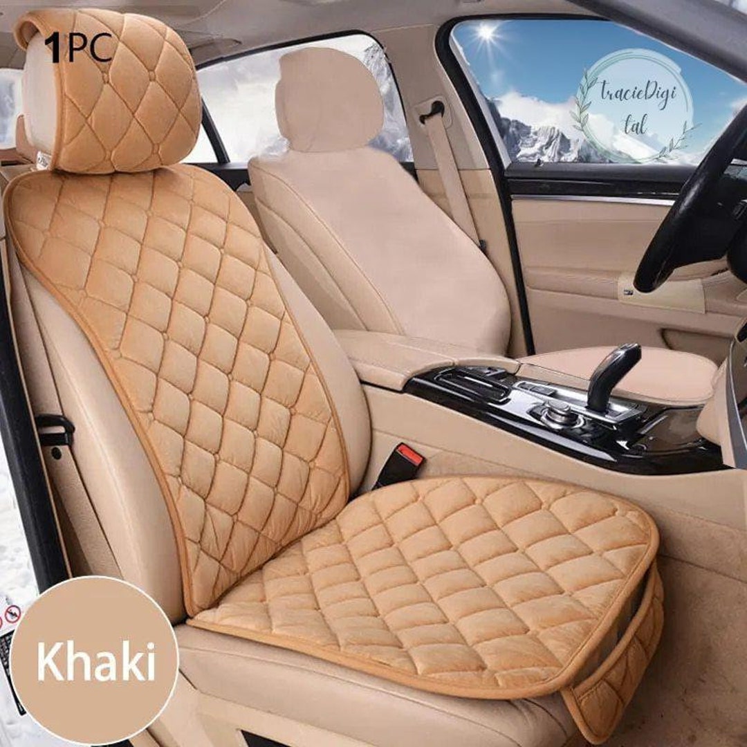 Universal Warm Plush Car Seat Covers Set Front and Rear Chair Etsy