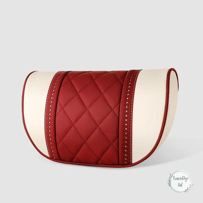 Mercedes Benz Maybach Sclass Leather Neck Pillow, Luxury Car Travel