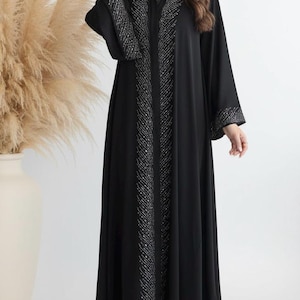 lace arm wedding dress A Line Long Sleeves Ivory Lace Satin Wedding Dresses US6 / Same as Picture main image 1