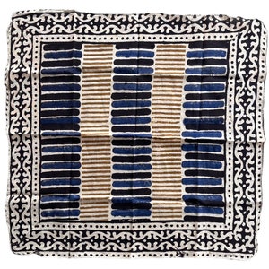 Hand printed bandana,Neckkerchief,Handkerchief,Necktie made with natural colours gift item