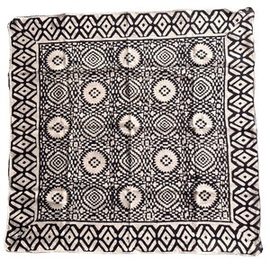 Hand printed bandana,Neckkerchief,Handkerchief,Necktie made with natural colours gift item