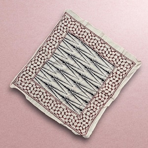 Hand printed bandana,Neckkerchief,Handkerchief,Necktie made with natural colours gift item