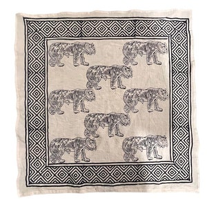 Hand printed bandana,Neckkerchief,Handkerchief,Necktie made with natural colours gift item