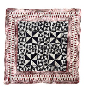 Hand printed bandana,Neckkerchief,Handkerchief,Necktie made with natural colours gift item