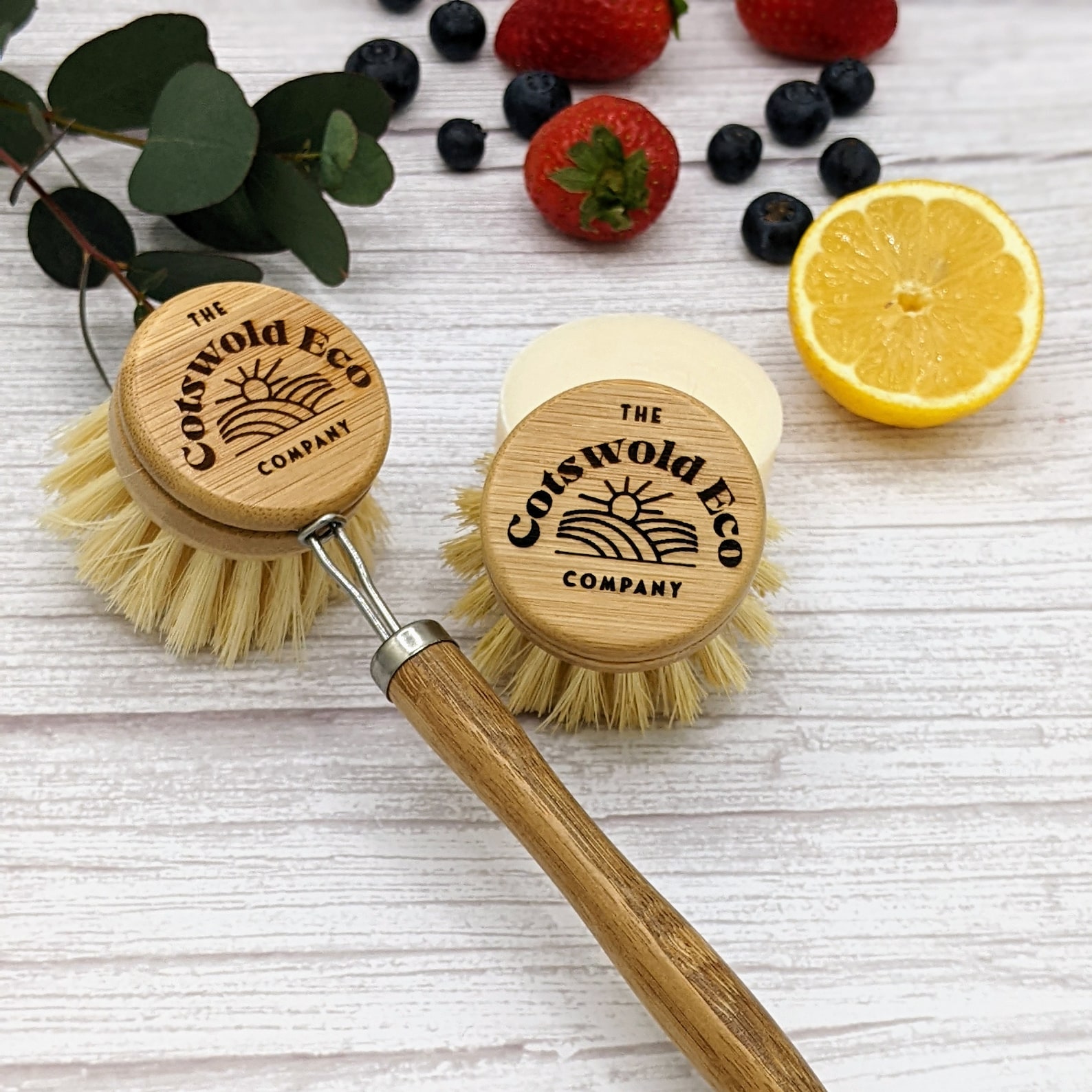 Eco Friendly Long Handled Bamboo Dish Brush