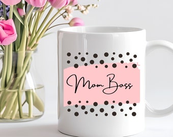 Mug maman patron, cadeau maman, tasse fille patron, tasse patron maman, tasse maman, tasse patronne, maman patron, cadeau pour maman, anniversaire maman