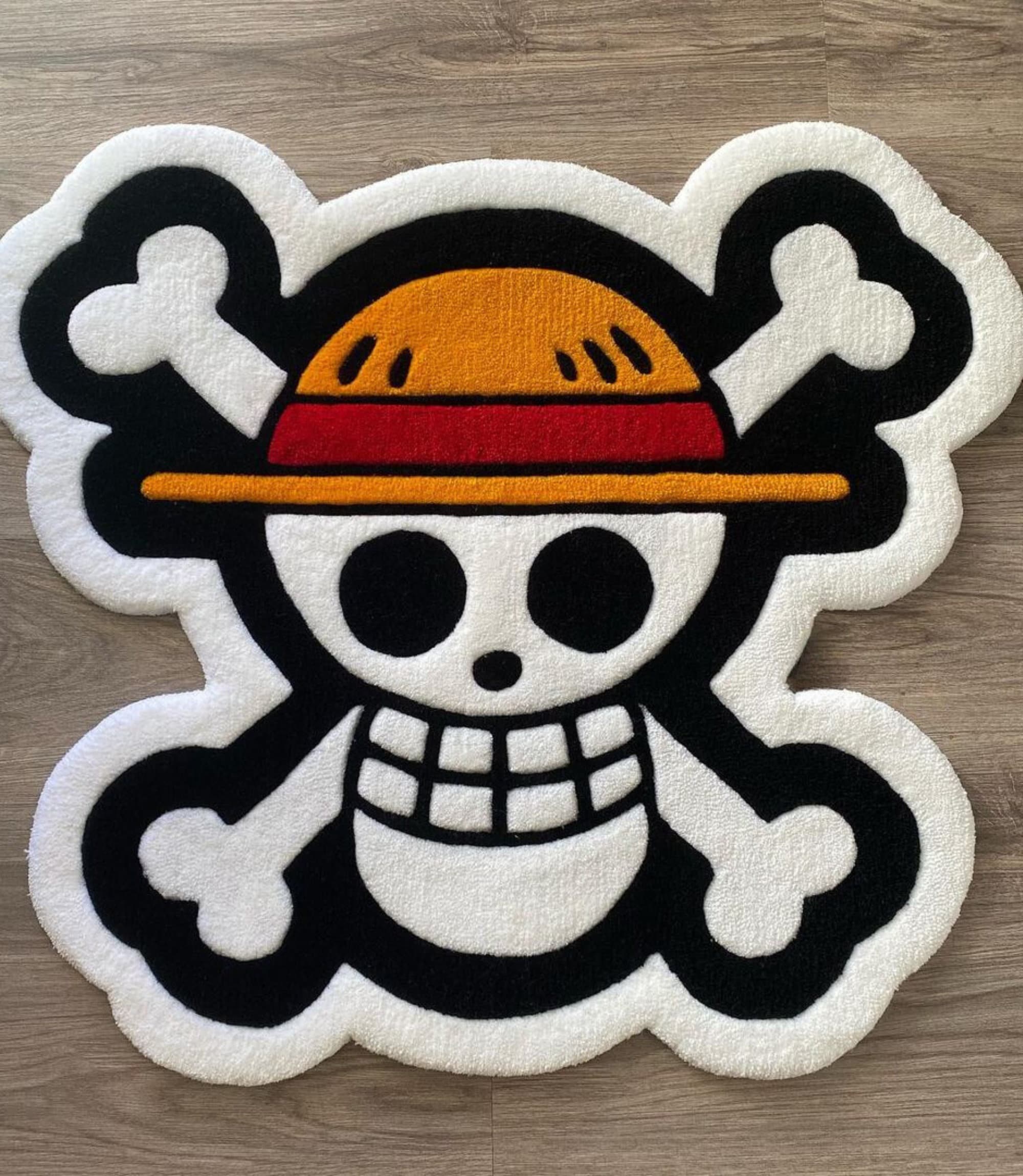 One Piece Straw Hat Pirates Flag Tapis Salon