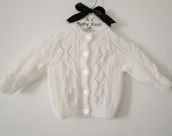 Hand Knitted Baby Cardigan 004