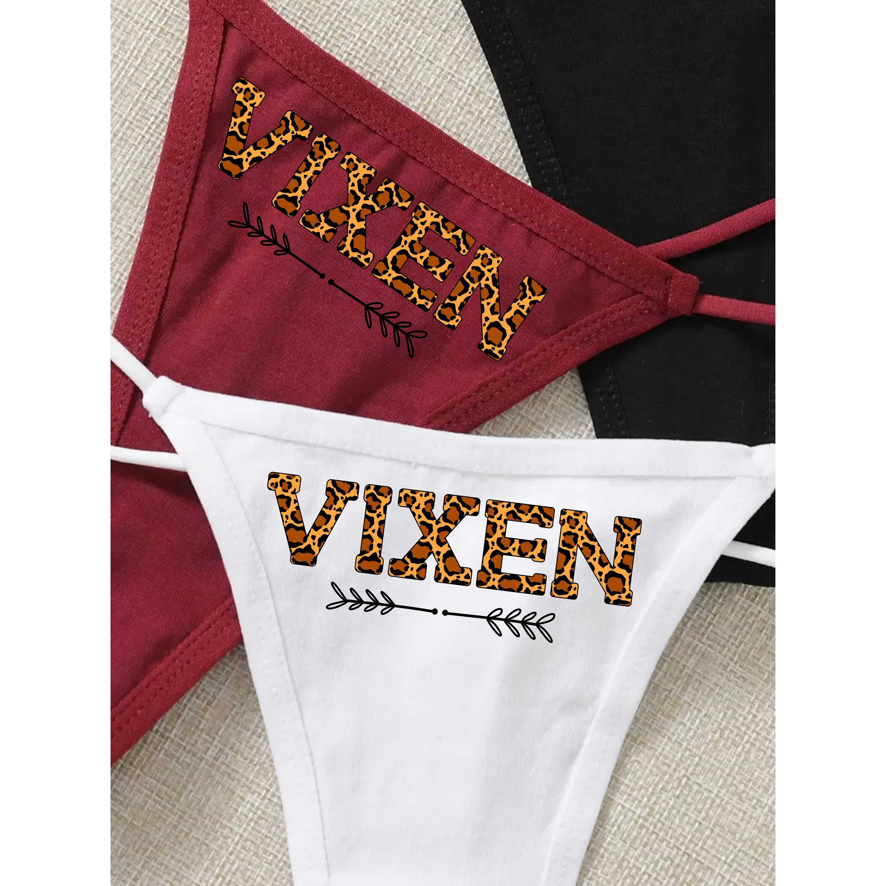 Velvet Vixen High-Leg Thong Panty