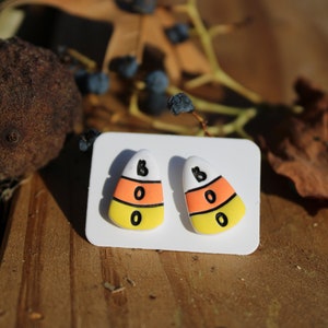 Candy Corn Stud Earrings