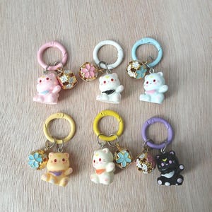 Cat Bell Keychain