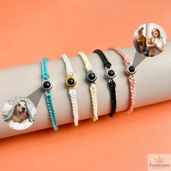 Capture Love in Motion: Personalized Photo Projection Bracelet | Giftify