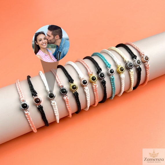 Heart photo bracelet Picture bracelet Photo projection bracelet  Personalized Photo projection Gift for her – Giftsparkes
