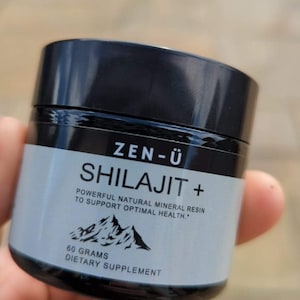 Huge 60g 100% Pure Shilajit soft resin supplement Natural Zen-U Lab tested image 2