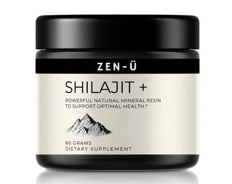 Huge 60g 100% Pure Shilajit soft resin supplement Natural Zen-U - Lab tested