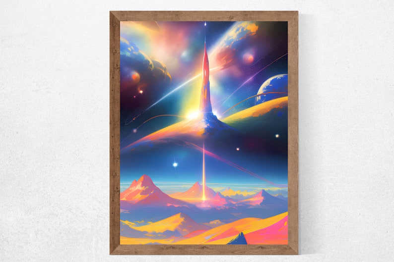 HQ Instant Download Digital PRINTABLE: Digital Landscape Wall - Etsy