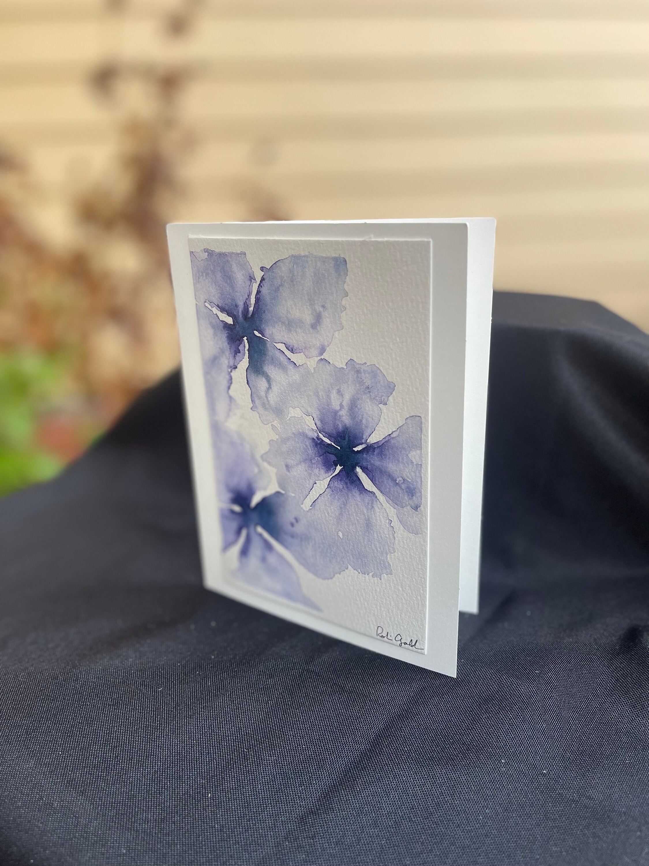 Hand Painted Original Watercolor Art Greeting Card/blank/not A - Etsy