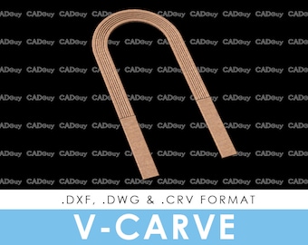 VCarve - 72x36 - Ripple Fluted Event Backdrop CNC, CRV, DWG - Style E