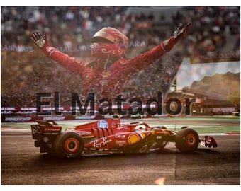 Carlos Sainz / Ferrari / Fórmula 1 Póster